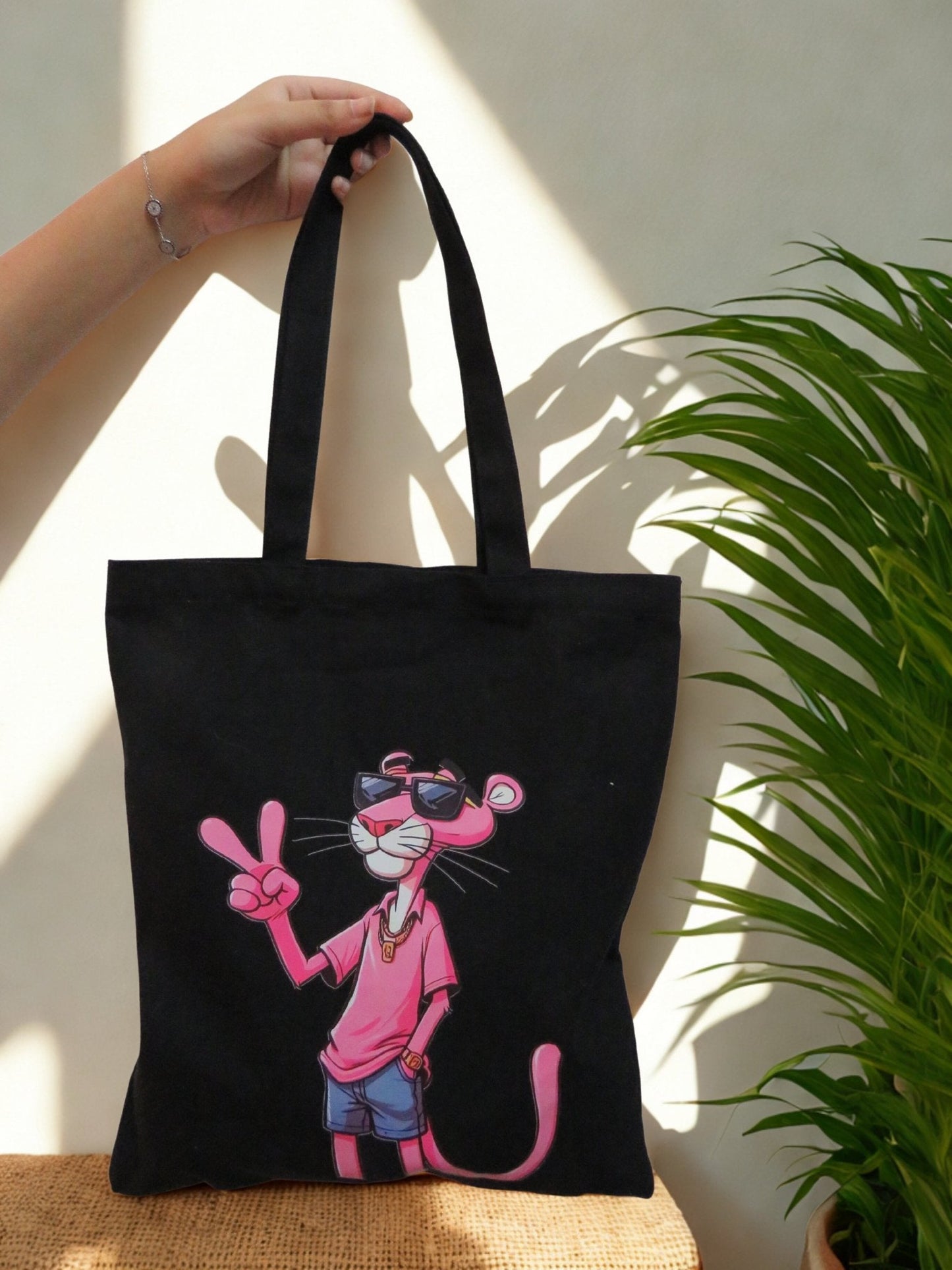 Cool Pink Panther Tote Bag - Zesty Kala