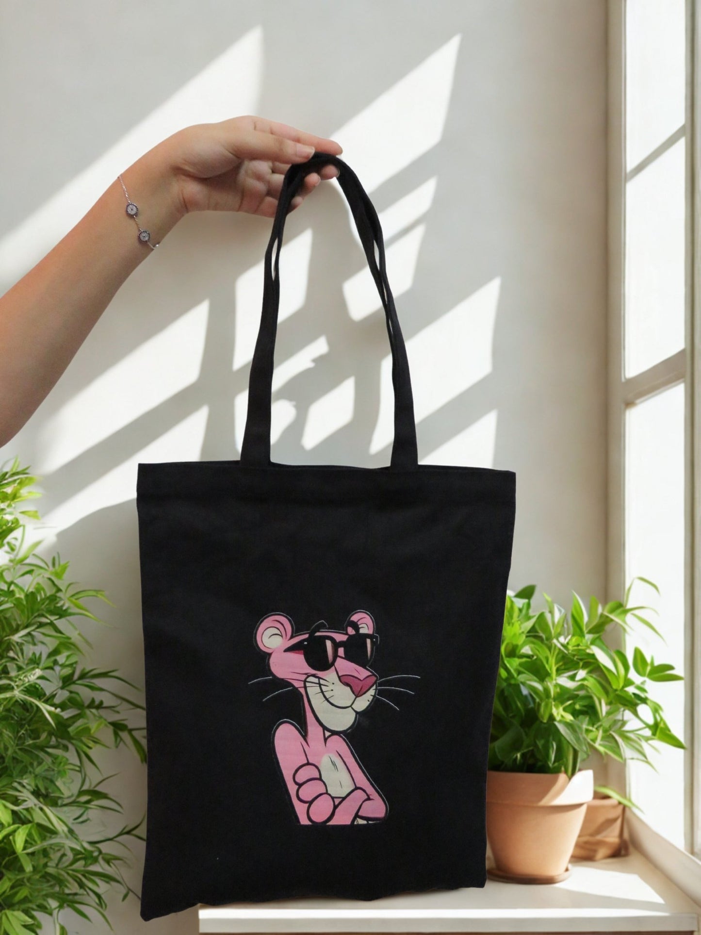 Cool Pink Panther Tote Bag - Zesty Kala