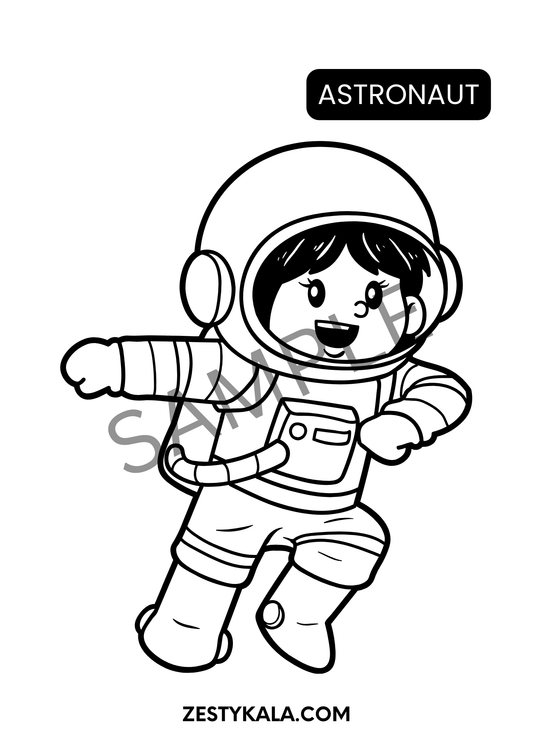 Imagination Station – 6 Theme Mini Coloring Book Set - Zesty Kala