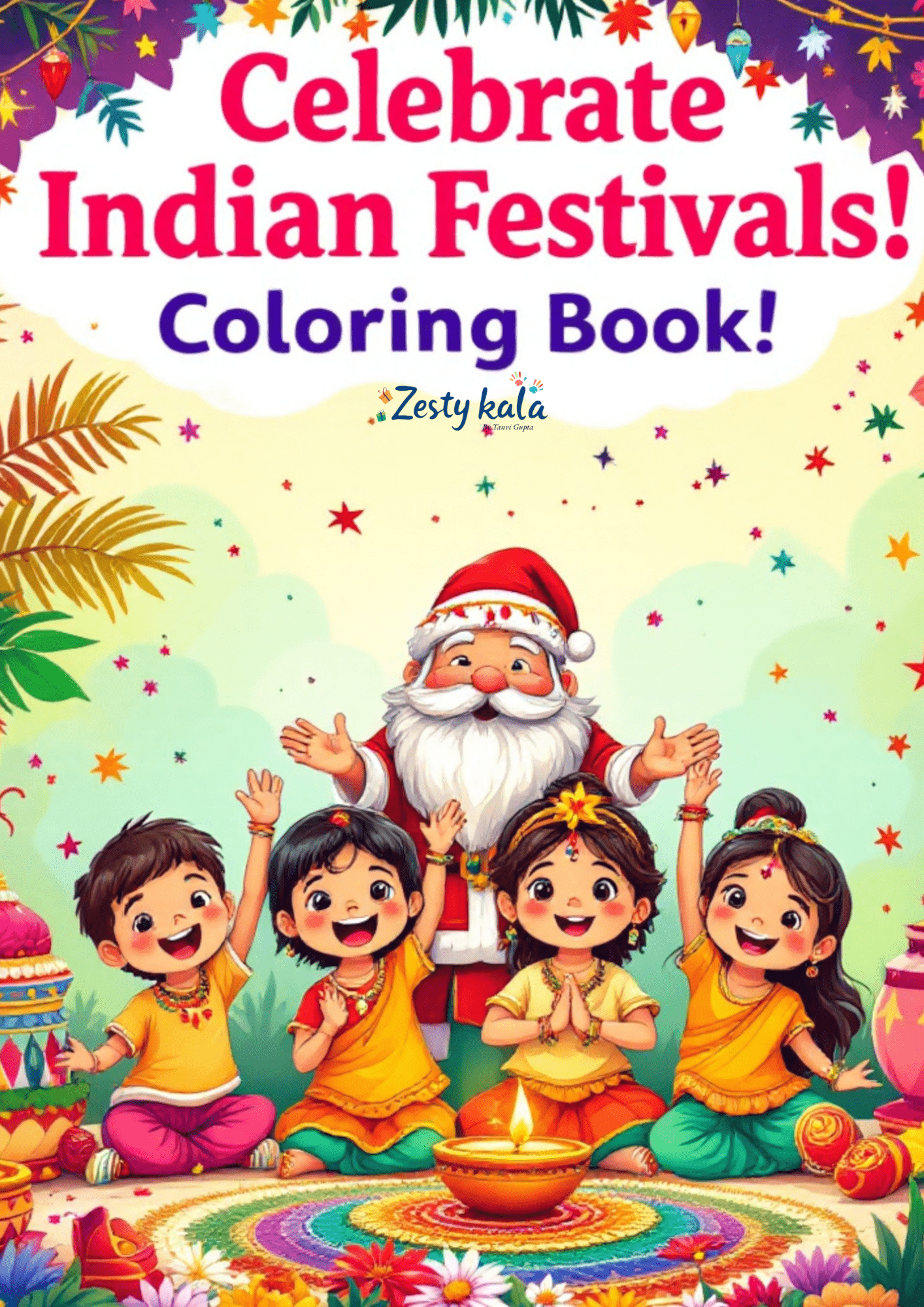 Indian Festivals! – A Fun - Filled Coloring Book for Kids - Zesty Kala