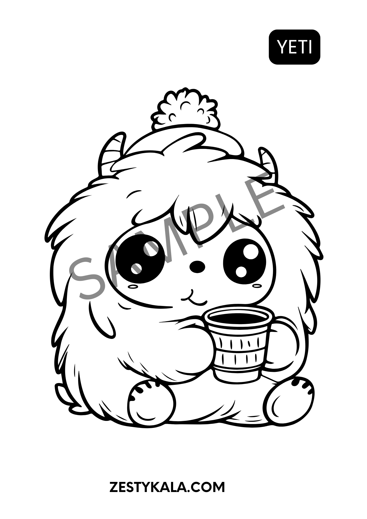 Mini Coloring Book - Magical Minis Edition - Zesty Kala