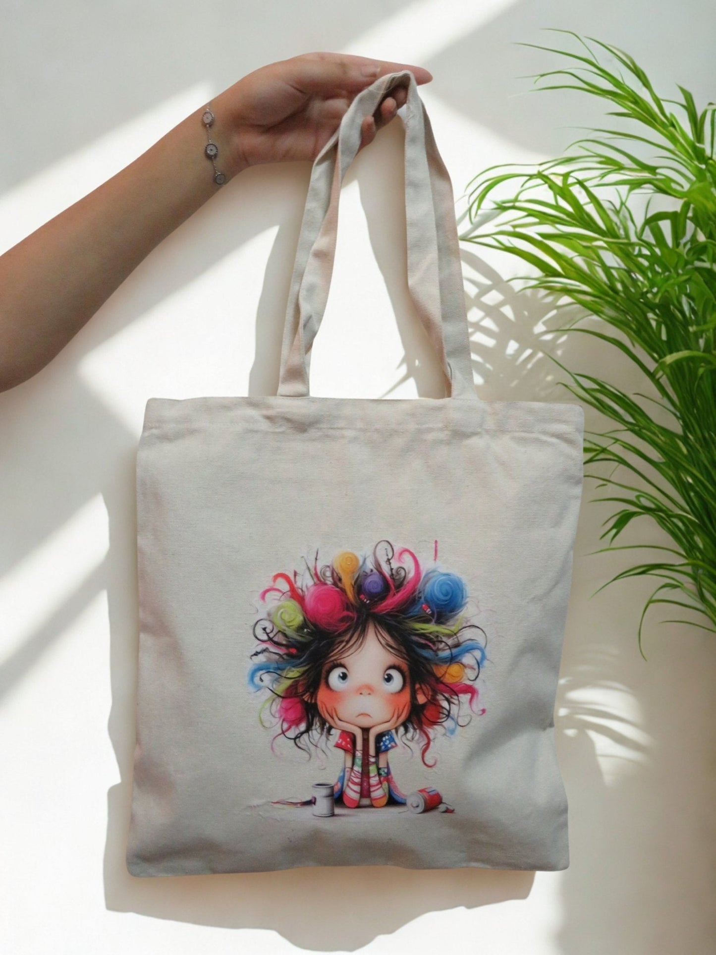 Pop Of Pigtail Tote bag - Zesty Kala