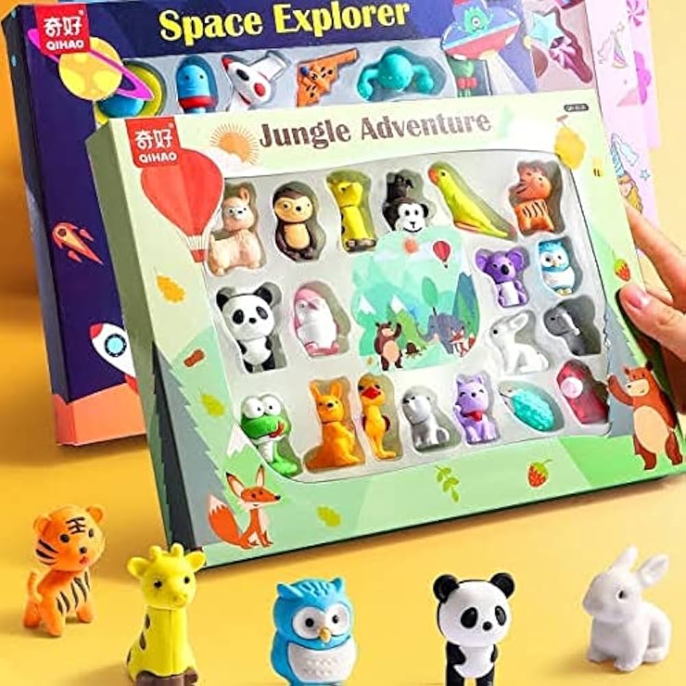 Snappy Rubs : Unique Apart and Fit Puzzle Erasers - Zesty Kala Stationary