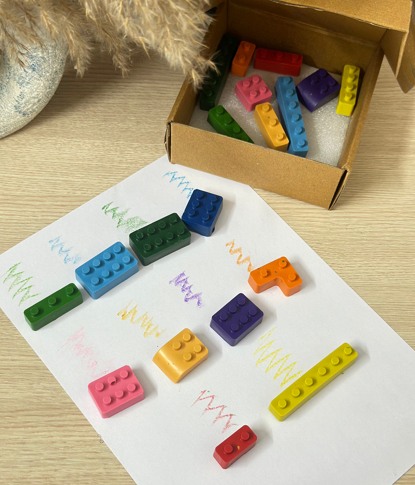 Lego Block Crayons