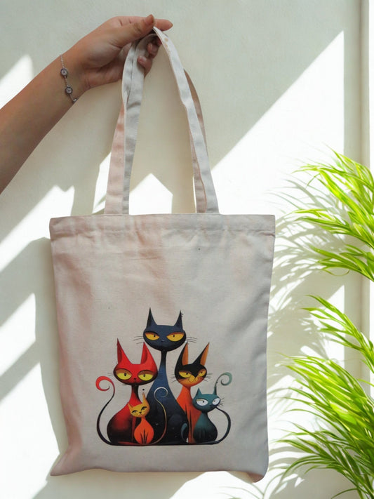 Cat Coven Tote Bag - Zesty Kala