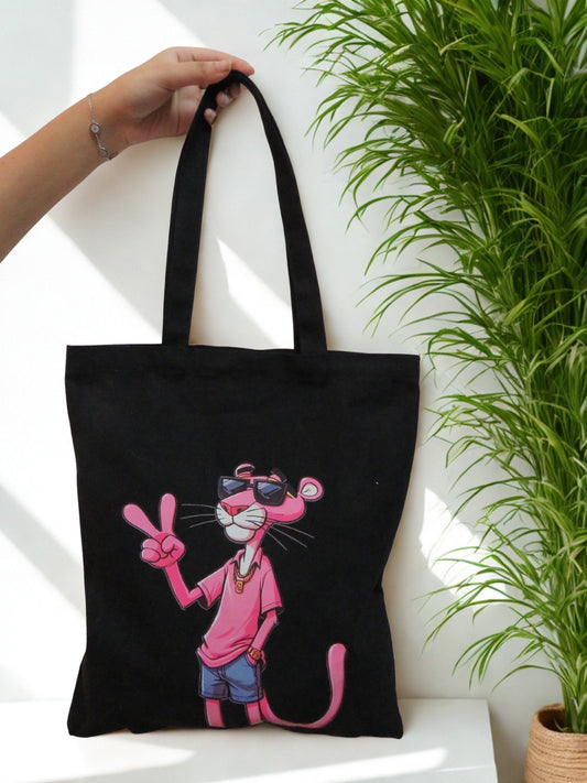 Cool Pink Panther Tote Bag - Zesty Kala