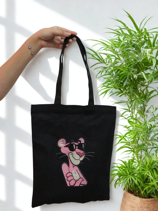 Cool Pink Panther Tote Bag - Zesty Kala