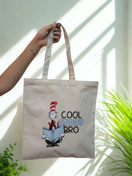 "Cool Story Bro” Tote Bag - Zesty Kala