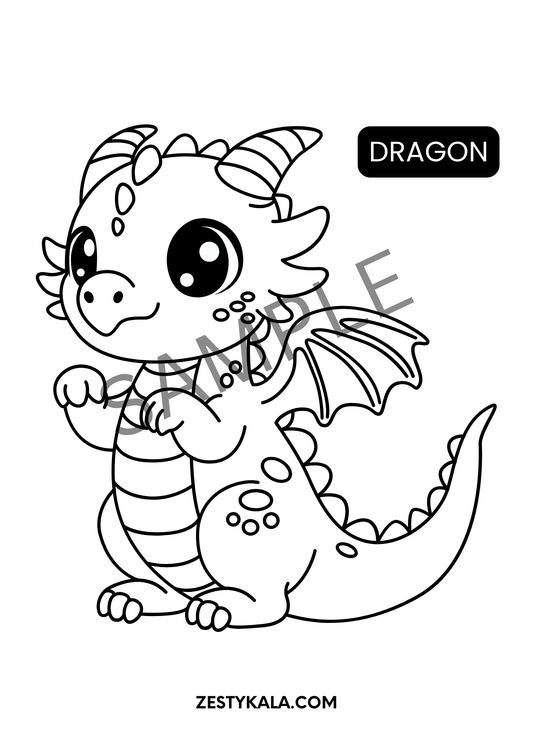 Imagination Station – 6 Theme Mini Coloring Book Set - Zesty Kala