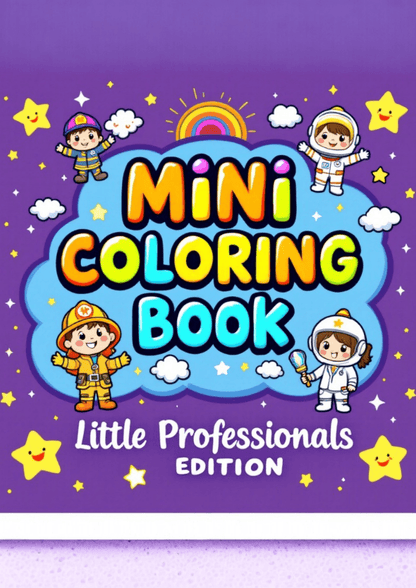 Mini Coloring Book - Little Professional Edition - Zesty Kala