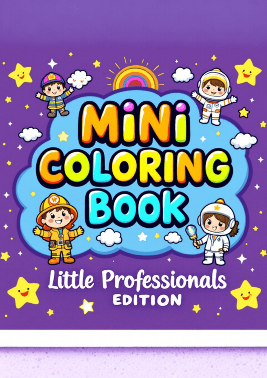 Mini Coloring Book - Little Professional Edition - Zesty Kala
