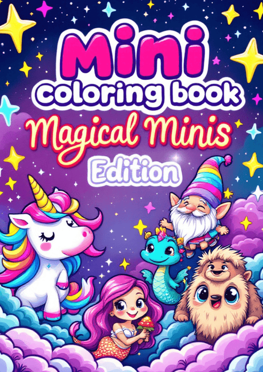 Mini Coloring Book - Magical Minis Edition - Zesty Kala