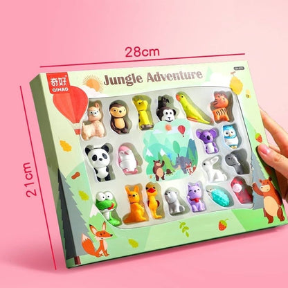 Snappy Rubs : Unique Apart and Fit Puzzle Erasers - Zesty Kala Stationary