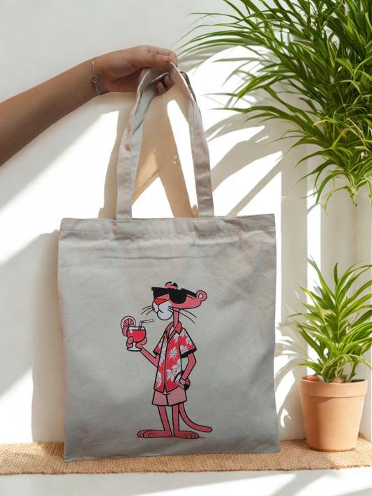 Vacation Panther Tote Bag - Zesty Kala